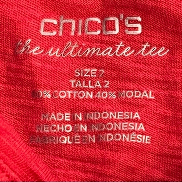 Chico's TWILL LUXE UTILITY JACKET WITH COORDINATING ULTIMATE TEE TANK TOP‎ - Picture 14 of 14